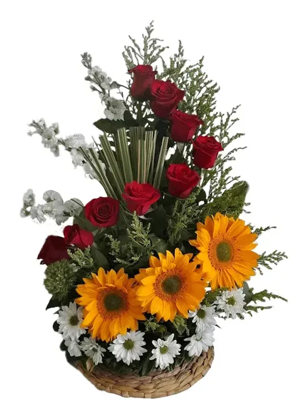 Girasoles y Rosas (foto 1)